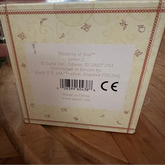 New Thinking of You™ Bears Letter Z Gund Inc. - Picture 4 of 5